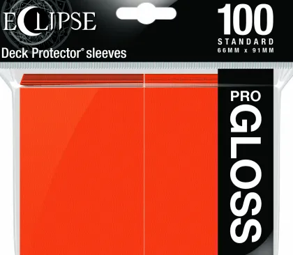 Eclipse Gloss Deck Protectors Pumpkin Orange (100 stuks)