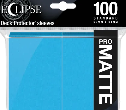 Eclipse Matte Deck Protectors Sky Blue (100 stuks)