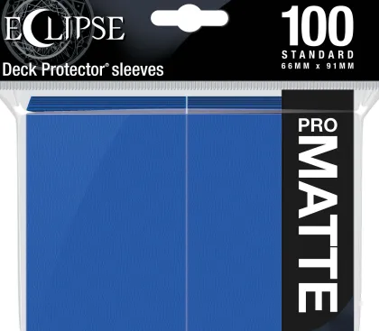 Eclipse Matte Deck Protectors Pacific Blue (100 stuks)
