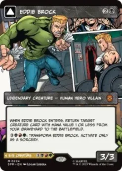 Eddie Brock (#224) (foil) (borderless) - Marvel's Spider-Man Varianten