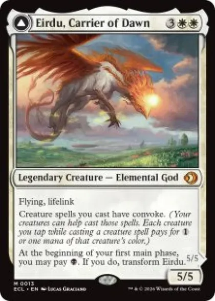 Eirdu, Carrier of Dawn (foil) - Lorwyn Eclipsed