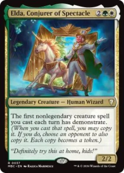 Elda, Conjurer of Spectacle - Mystery Booster Commander Edition