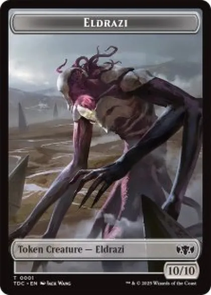 Eldrazi token (10/10) - Tarkir: Dragonstorm Commander