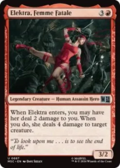 Elektra, Femme Fatale - Marvel Super Heroes Commander