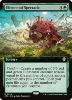 Elemental Spectacle (extended art) - Lorwyn Eclipsed Commander Varianten