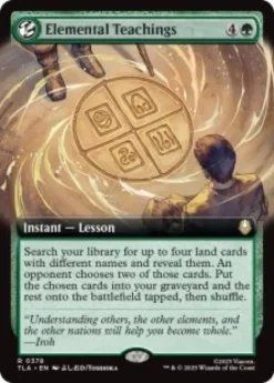 Elemental Teachings (extended art) - Avatar: The Last Airbender Varianten