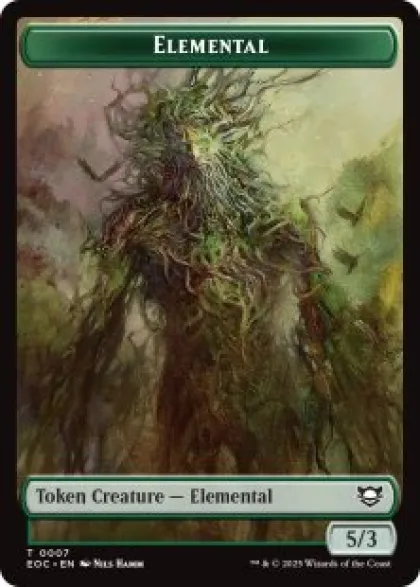 Elemental token (#7) (5/3) - Edge of Eternities Commander