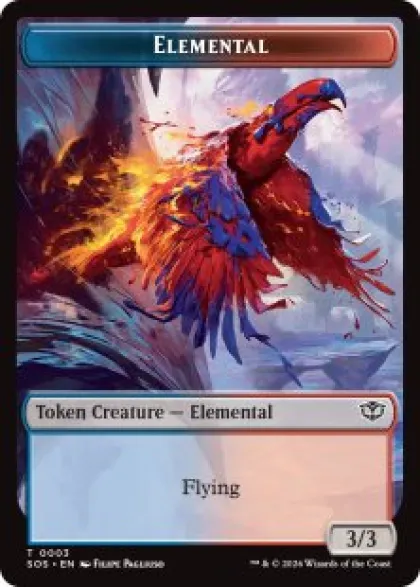 Elemental Token (#3) (3/3) - Secrets of Strixhaven
