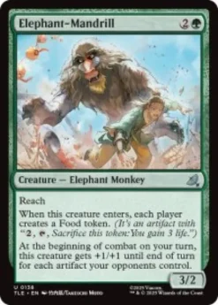 Elephant-Mandrill (foil) - Avatar: The Last Airbender Eternal