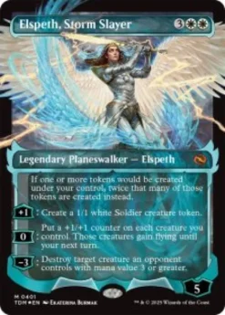 Elspeth, Storm Slayer (#401) (foil) (showcase) - Tarkir: Dragonstorm Varianten