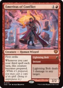 Emeritus of Conflict (foil) - Secrets of Strixhaven