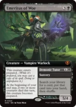 Emeritus of Woe (foil) (extended art) - Secrets of Strixhaven Varianten