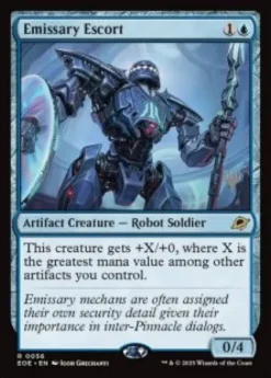 Emissary Escort (foil) - Edge of Eternities Planeswalker Stamped