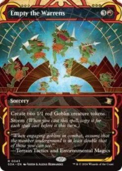 Empty the Warrens (#043) (foil) (showcase) - Secrets of Strixhaven Mystical Archive