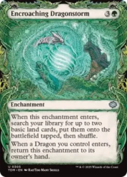 Encroaching Dragonstorm (showcase) - Tarkir: Dragonstorm Varianten