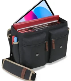 ENHANCE - Dungeons and Dragons Stylish RPG Player's Messenger Bag Designer Edition: Black