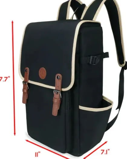 ENHANCE - Dungeons and Dragons Stylish RPG Travel Backpack Designer Edition: Black