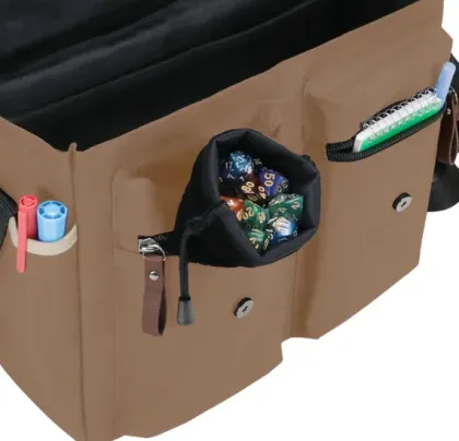 ENHANCE - Dungeons and Dragons Stylish RPG Messenger Bag Designer Edition: Tan