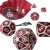 ENHANCE - Metal RPG Dice Set Collector's Edition: Red