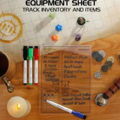 ENHANCE - RPG Acrylic Character Sheet Set