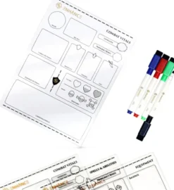 ENHANCE - RPG Acrylic Character Sheet Set