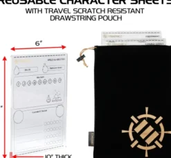 ENHANCE - RPG Acrylic Character Sheet Set