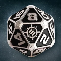 ENHANCE - RPG Metal Dice Set Collector's Edition: Black (7-delig)