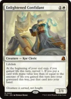 Enlightened Confidant (foil) - Reality Fracture