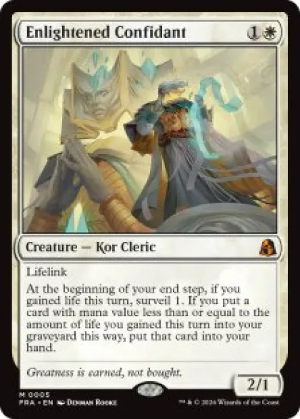 Enlightened Confidant (foil) - Reality Fracture