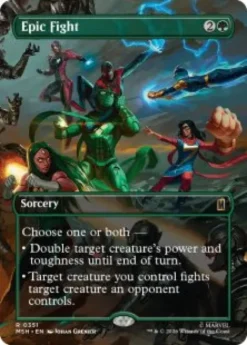 Epic Fight (foil) (borderless) - Marvel Super Heroes Varianten