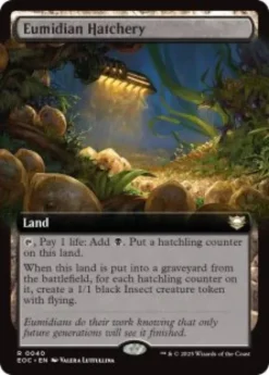 Eumidian Hatchery (extended art) - Edge of Eternities Commander Varianten