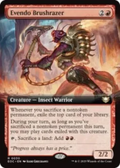 Evendo Brushrazer (extended art) - Edge of Eternities Commander Varianten