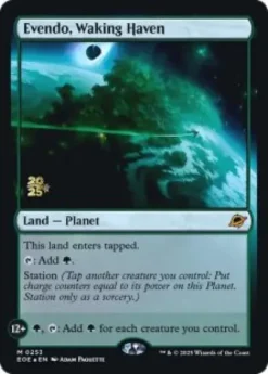 Evendo, Waking Haven (foil) - Edge of Eternities prerelease Promo's