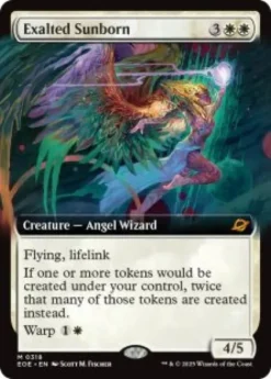 Exalted Sunborn (#318) (extended art) - Edge of Eternities Varianten
