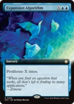 Expansion Algorithm (extended art) - Secrets of Strixhaven Commander Varianten