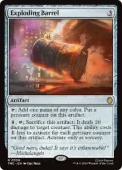 Exploding Barrel (surge foil) - Teenage Mutant Ninja Turtles Eternal-Legal