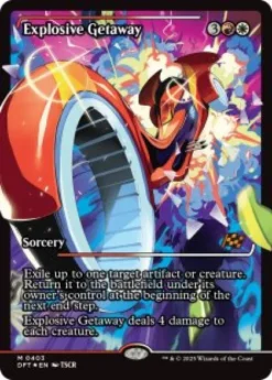 Explosive Getaway (#403) (foil) (showcase) - Aetherdrift Varianten