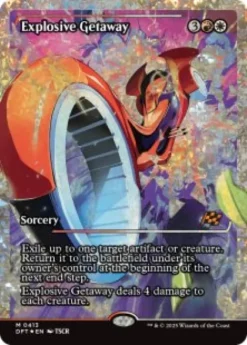Explosive Getaway (#413) (fracture foil) (showcase) - Aetherdrift Varianten
