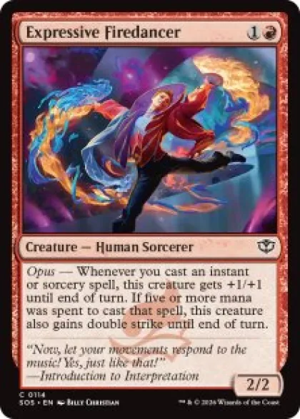Expressive Firedancer (foil) - Secrets of Strixhaven