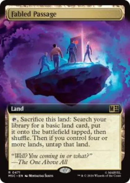 Fabled Passage (extended art) - Marvel Super Heroes Commander Varianten