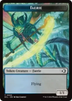 Faerie token (foil) (1/1) - Lorwyn Eclipsed
