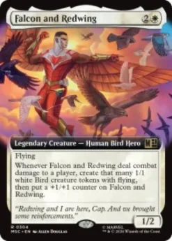 Falcon and Redwing (extended art) - Marvel Super Heroes Commander Varianten