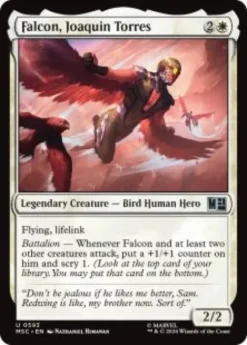 Falcon, Joaquin Torres (foil) - Marvel Super Heroes Commander