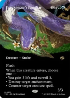 Fangkeeper's Familiar (borderless) - Tarkir: Dragonstorm Varianten