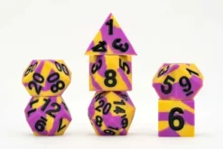 Fanroll - Dice Set Gaymers Pride: Intersex Flag (7-delig)