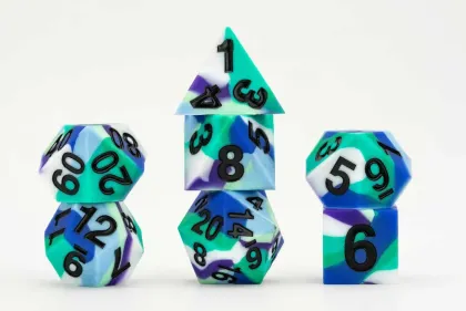 Fanroll - Dice Set Gaymers Pride: Gay Men Flag (7-delig)