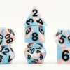 Fanroll - Dice Set Gaymers Pride: Transgender Flag (7-delig)