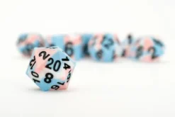 Fanroll - Dice Set Gaymers Pride: Transgender Flag (7-delig)