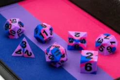 Fanroll - Dice Set Gaymers Pride: Bisexual Flag (7-delig)