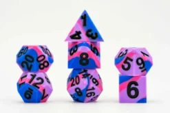 Fanroll - Dice Set Gaymers Pride: Bisexual Flag (7-delig)